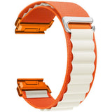 Universal Garmin 22mm QuickFit EIDERWOOD Nylon Strap - Orange / Beige