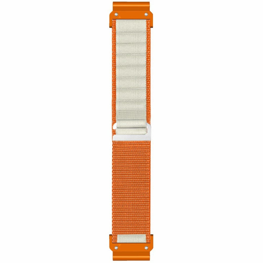 Universal Garmin 26mm Nylon Strap - Orange / Beige