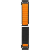 Universal Garmin 26mm Nylon Strap - Black / Orange