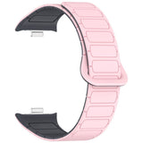 Xiaomi Smart Band 9 Pro / 8 Pro Two-Tone Magnetic Flexible Plastic Strap - Pink / Grey