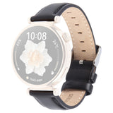 Garmin Lily 2 Active / Lily 2 EIDERWOOD Genuine Leather Strap - Black