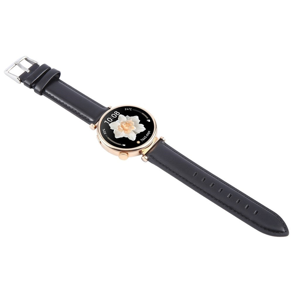 Garmin Lily 2 Active / Lily 2 EIDERWOOD Genuine Leather Strap - Black