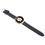 Garmin Lily 2 Active / Lily 2 EIDERWOOD Genuine Leather Strap - Black