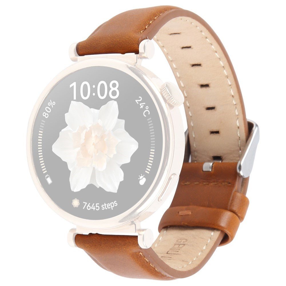 Garmin Lily 2 Active / Lily 2 EIDERWOOD Genuine Leather Strap - Brown