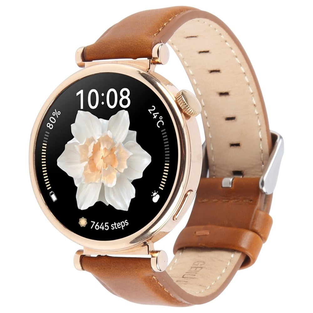 Garmin Lily 2 Active / Lily 2 EIDERWOOD Genuine Leather Strap - Brown