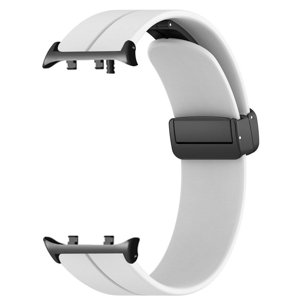 Huawei Watch D2 (48mm) EIDERWOOD Magnetic Silicone Strap – White