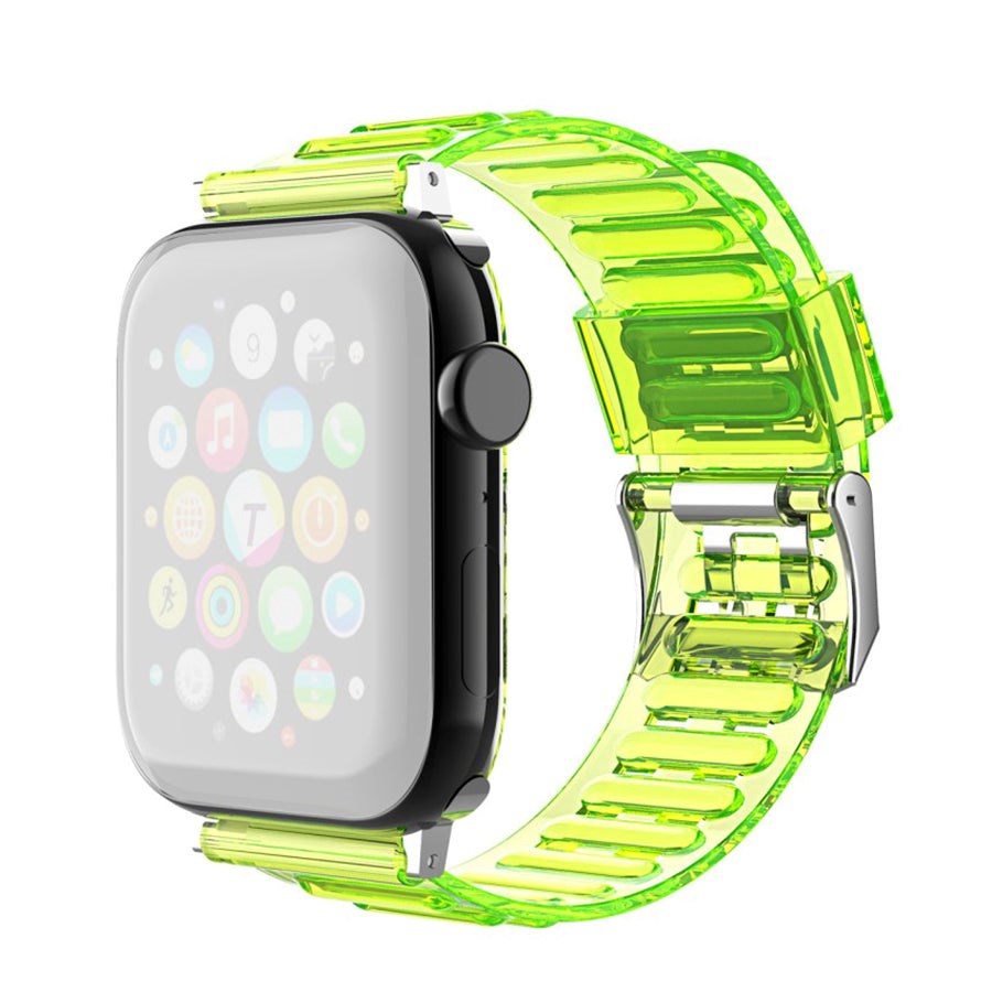 Smartwatch Flexible Plastic Strap (22mm) w. Buckle - Yellow