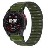 Universal Garmin 22mm QuickFit EIDERWOOD Nylon Loop Watch Strap - Green