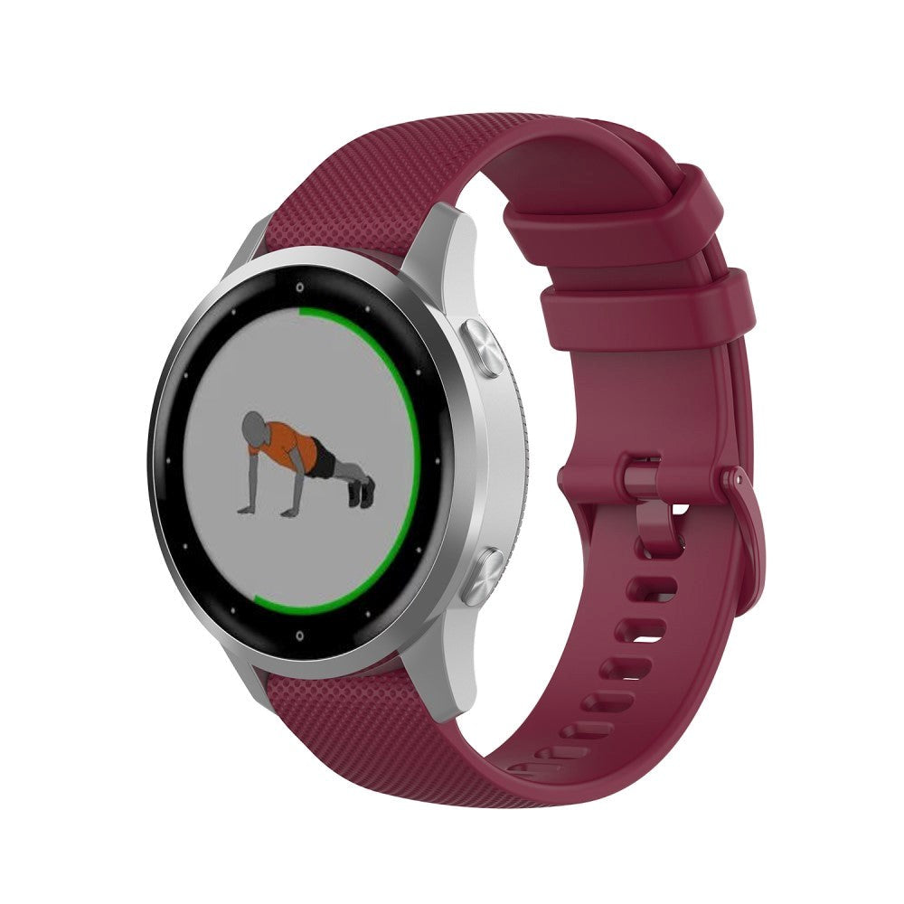 Smartwatch Universal Silicone Strap (18mm) - Wine Red