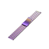 Universal Stainless Steel Smartwatch Strap (22mm) w. Tools - Iridescent