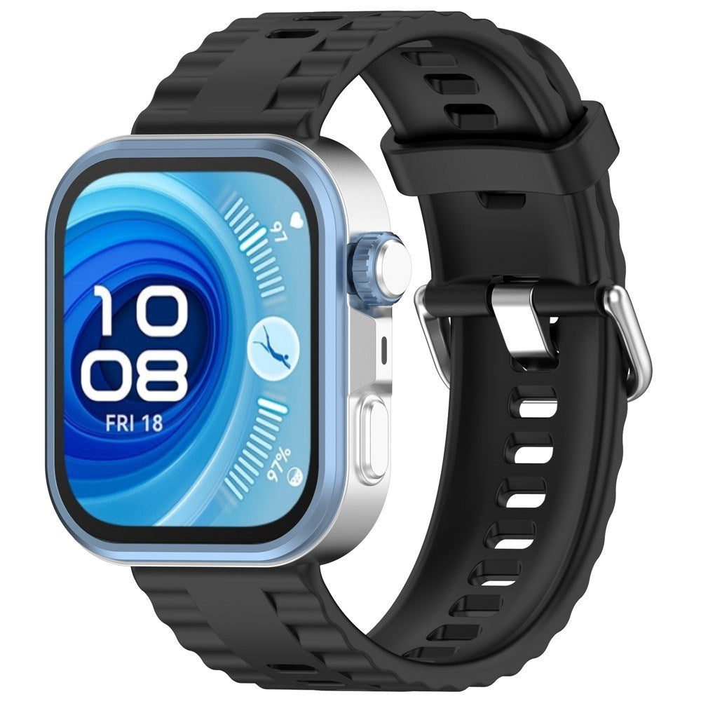 Huawei Watch Fit 4 Pro / 4 / 3 EIDERWOOD Silicone Strap - Black