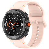 EIDERWOOD Samsung Galaxy Watch 8 / 8 Classic (40 / 44 / 46mm) Silicone Strap with Stitching Line - Pink