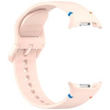 EIDERWOOD Samsung Galaxy Watch 8 / 8 Classic (40 / 44 / 46mm) Silicone Strap with Stitching Line - Pink