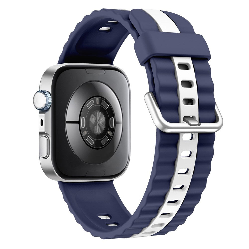 Huawei Watch Fit 4 Pro / 4 / 3 EIDERWOOD Two-Tone Silicone Strap - Blue / White