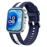 Huawei Watch Fit 4 Pro / 4 / 3 EIDERWOOD Two-Tone Silicone Strap - Blue / White