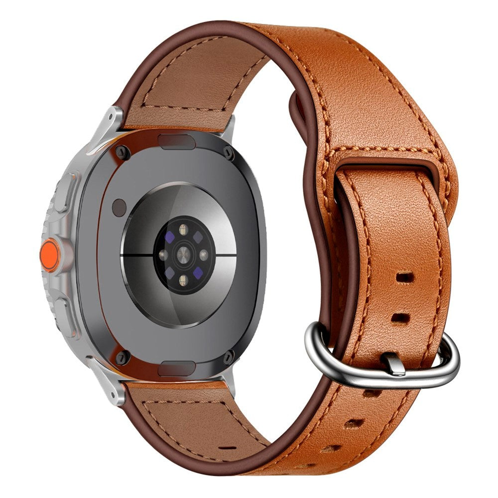 Samsung Galaxy Watch 8 / 8 Classic (40 / 44 / 46mm) Faux Leather Strap - Brown