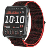 Garmin Venu X1 EIDERWOOD Nylon Strap - Red / Black