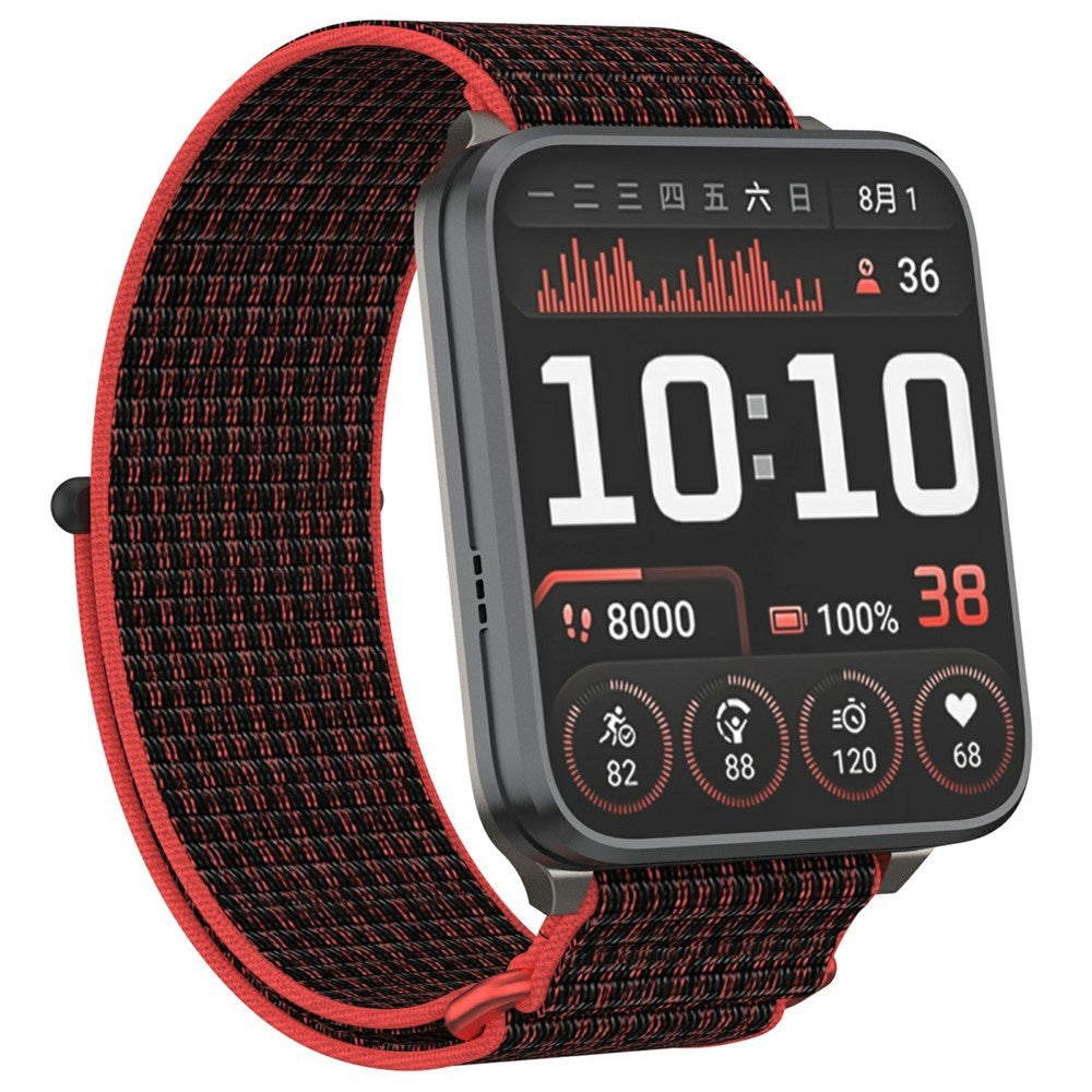 Garmin Venu X1 EIDERWOOD Nylon Strap - Red / Black