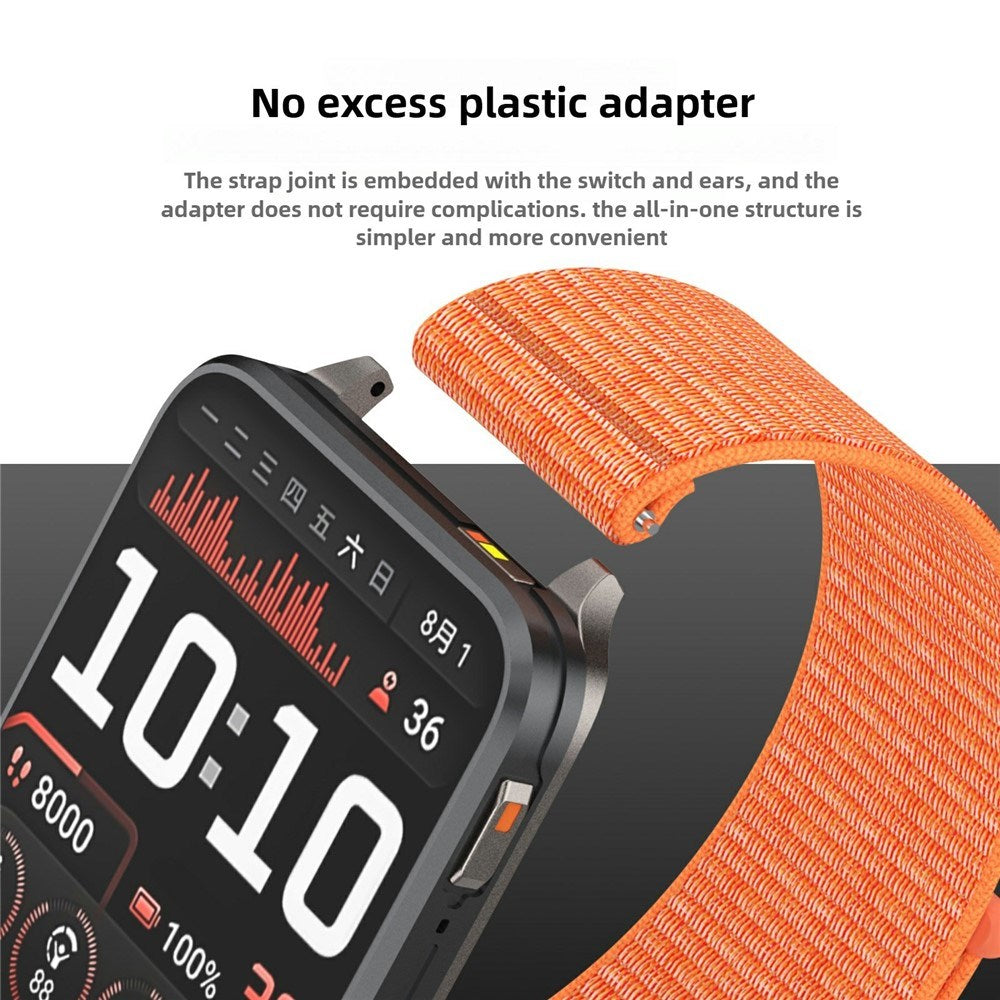 Garmin Venu X1 EIDERWOOD Nylon Strap - Red / Black