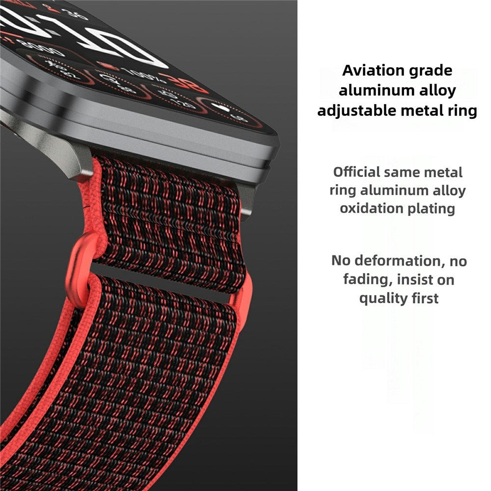 Garmin Venu X1 EIDERWOOD Nylon Strap - Red / Black
