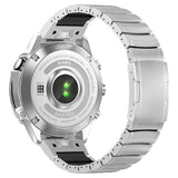 Universal Garmin 26mm QuickFit EIDERWOOD Titanium Strap w. Colored Silicone - Silver / Black