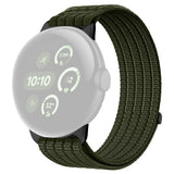 Google Pixel Watch 4 / 3 / 2 / 1 (41mm) EIDERWOOD Nylon Watch Strap - Dark Green