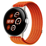 Google Pixel Watch 4 / 3 (45mm) EIDERWOOD Nylon Watch Strap - Orange