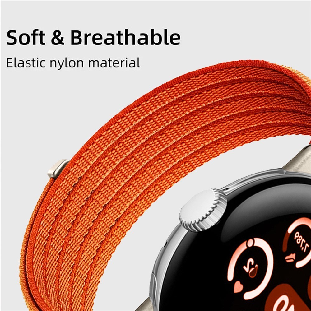 Google Pixel Watch 4 / 3 (45mm) EIDERWOOD Nylon Watch Strap - Black