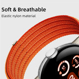 Google Pixel Watch 4 / 3 (45mm) EIDERWOOD Nylon Watch Strap - Pink