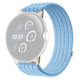 Google Pixel Watch 4 / 3 (45mm) EIDERWOOD Nylon Watch Strap - Light Blue