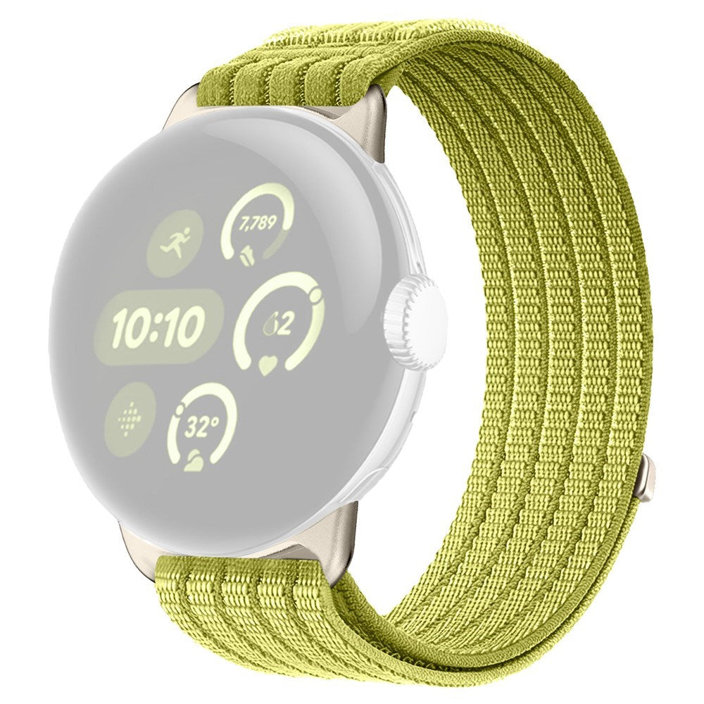 Google Pixel Watch 4 / 3 (45mm) EIDERWOOD Nylon Watch Strap - Green