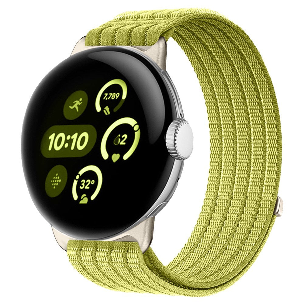 Google Pixel Watch 4 / 3 (45mm) EIDERWOOD Nylon Watch Strap - Green