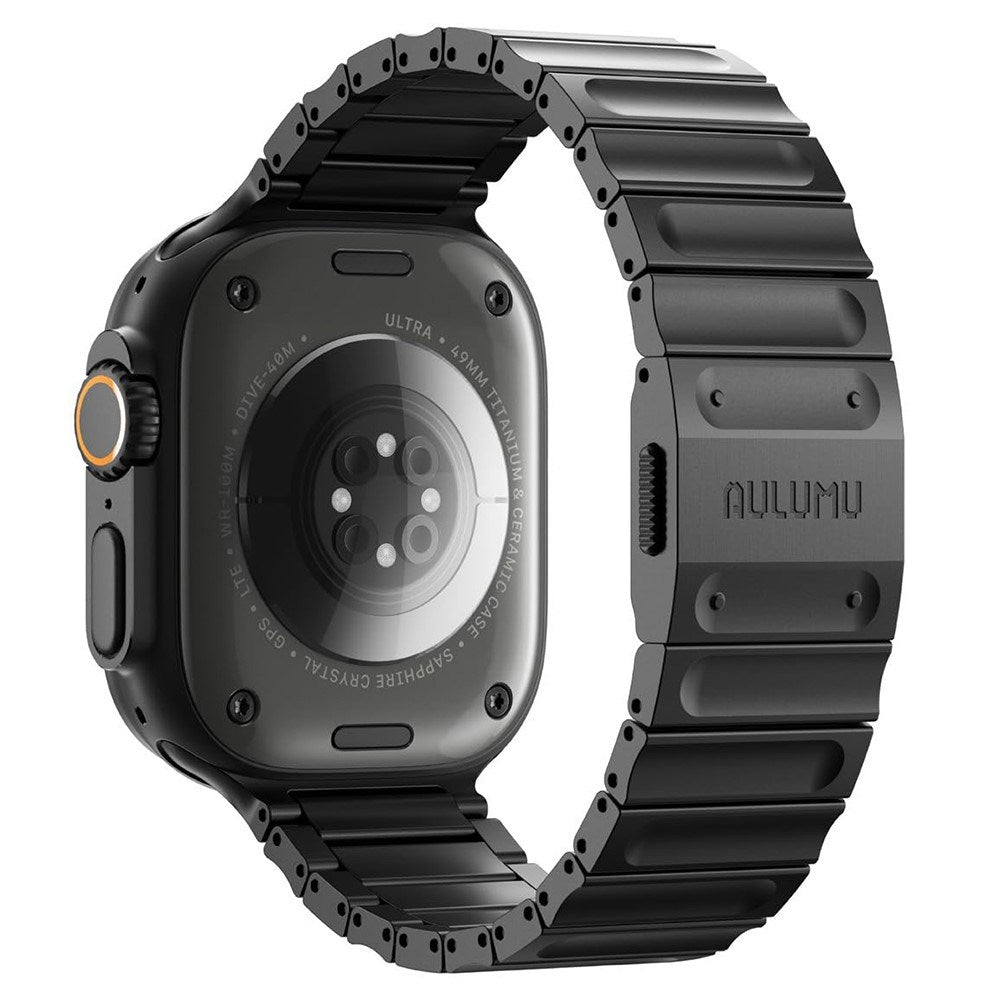 Apple Watch (42/44/SE/45/46/49mm) Aulumu C01 Titanium Strap - Black