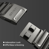 Apple Watch (42/44/SE/45/46/49mm) Aulumu C01 Titanium Strap - Silver