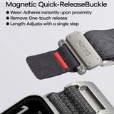 Apple Watch (42/44/SE/45/46/49mm) Aulumu C03 Nylon Strap - Black