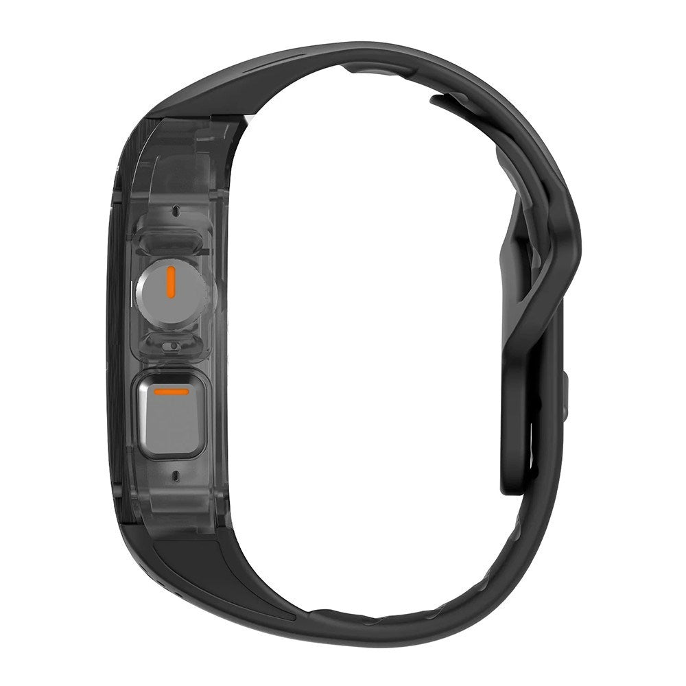 Apple Watch Ultra 4 / 3 / 2 / 1 (49mm) AULUMU Watch Strap w. Built-in Plastic Case - Black