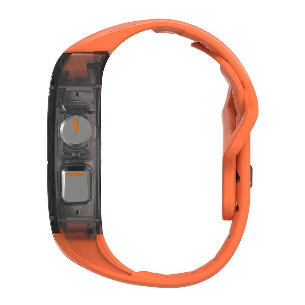 Apple Watch Ultra 4 / 3 / 2 / 1 (49mm) AULUMU Watch Strap w. Built-in Plastic Case - Orange