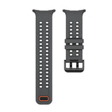 Samsung Galaxy Watch Ultra 2 / Ultra (47mm) Silicone Strap with Ventilation Holes - Black