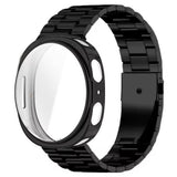 Samsung Galaxy Watch 8 / 9 (40mm) EIDERWOOD Stainless Steel Watch Band with Plastic Case – Black