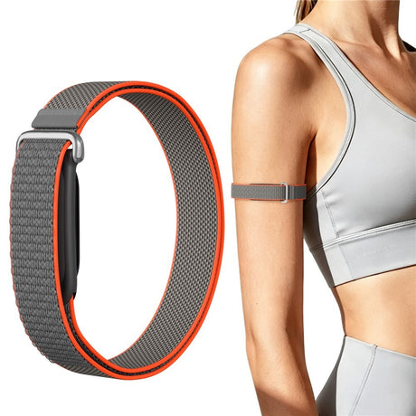 Google Fitbit Air EIDERWOOD Nylon Running Armband - Grey / Orange