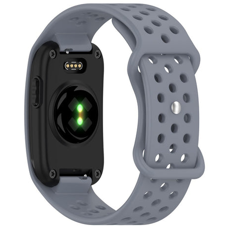 Garmin CIRQA Smart Band EIDERWOOD Silicone Strap with Breathable Perforated Holes - Blue Grey