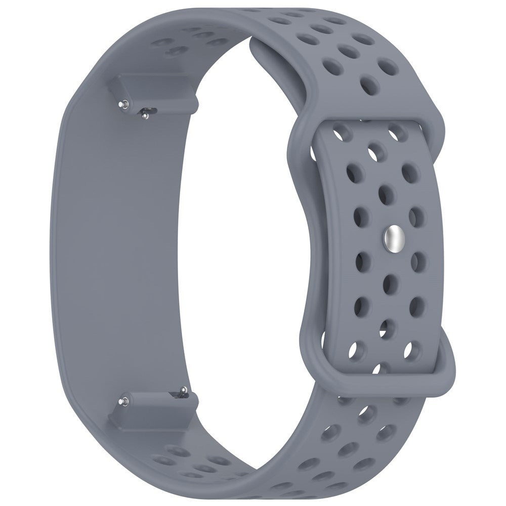 Garmin CIRQA Smart Band EIDERWOOD Silicone Strap with Breathable Perforated Holes - Blue Grey