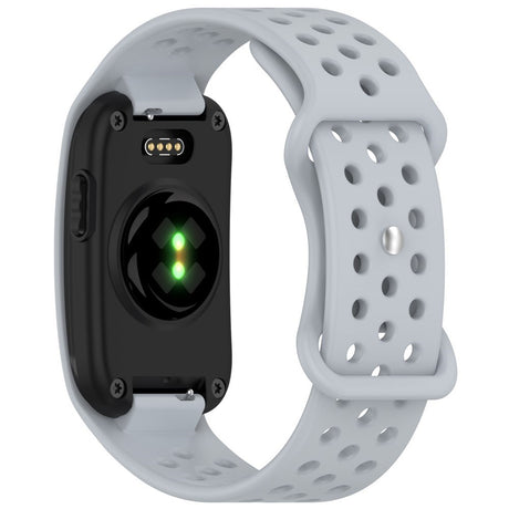 Garmin CIRQA Smart Band EIDERWOOD Silicone Strap with Breathable Perforated Holes - Light Grey