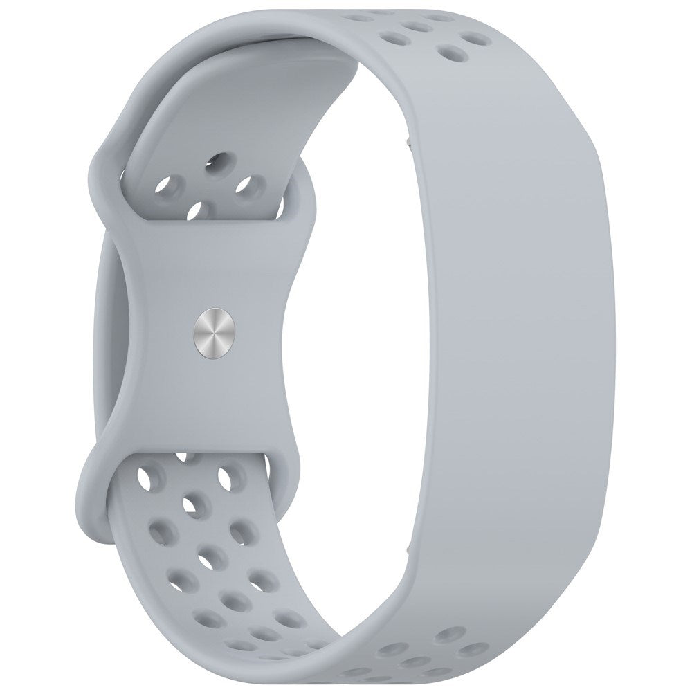 Garmin CIRQA Smart Band EIDERWOOD Silicone Strap with Breathable Perforated Holes - Light Grey