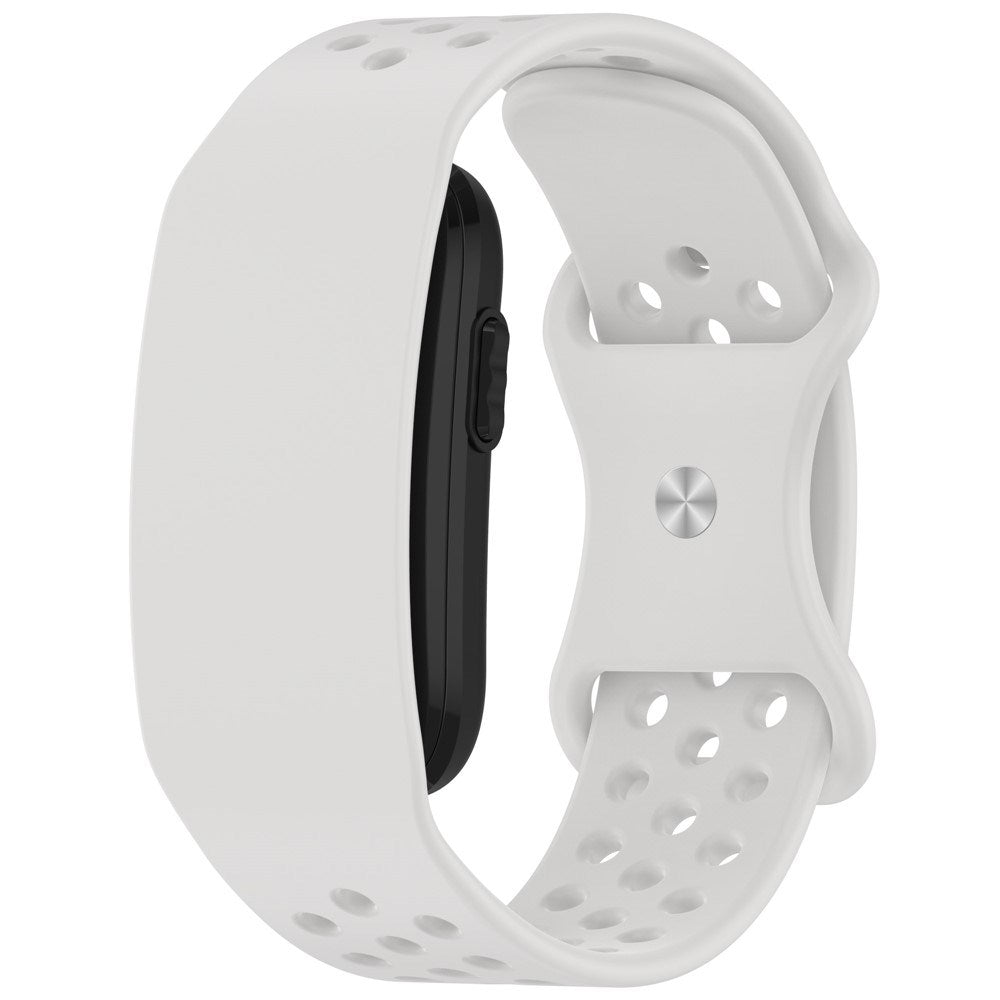 Garmin CIRQA Smart Band EIDERWOOD Silicone Strap with Breathable Perforated Holes - Grey White