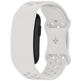 Garmin CIRQA Smart Band EIDERWOOD Silicone Strap with Breathable Perforated Holes - Grey White