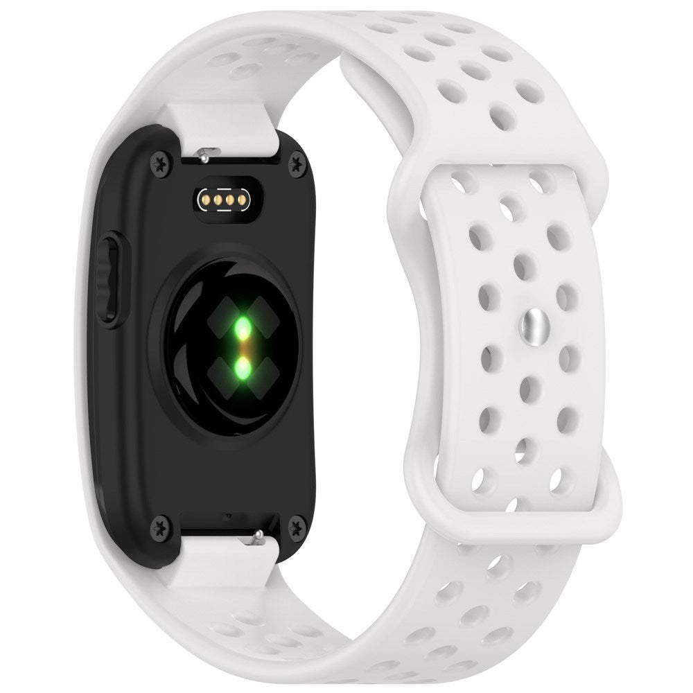 Garmin CIRQA Smart Band EIDERWOOD Silicone Strap with Breathable Perforated Holes - Grey White