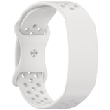 Garmin CIRQA Smart Band EIDERWOOD Silicone Strap with Breathable Perforated Holes - Grey White