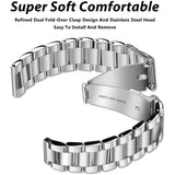 Smartwatch Strap Stainless Steel (20mm) - Silver