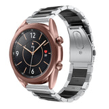 Universal Smartwatch (20mm) Stainless Steel Strap - Silver / Black